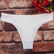 Underswear Laimeng, Hot Women Invisible Underwear Thong Cotton Spandex Gas Seamless Crotch (Purple) N18
