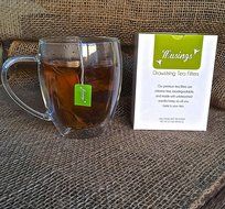 Best Tea Filter Bags With Drawstring, Disposable Infusers, Premium Unbleached Biodegradable Paper, Ideal Size... N8