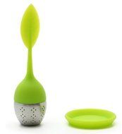 Tongzuo Silicone Loose Leaf Tea Infuser Strainer with Resting Coaster (Red, Blue, Green and Pink Optional) (2,... N15