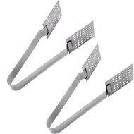 Hampton Direct Set of 2 Stainless Steel Tea Bag Squeezers - Drink Accessories N2