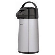 Thermos Glass Vacuum Insulated Pump Pot, 2 quart, Metallic Gray