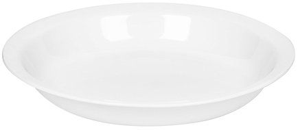 Corelle Livingware 9-Inch Deep Dish Pie Plate, Winter Frost White