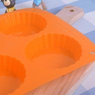 Webake 6-Cavity Cake Mold for Homemade Tart, Bundt, Cheesecake, Pudding, Jello, and More N11