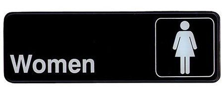 Update International (S39-14BK) &quot;Women&quot; Sign