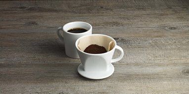 Aerolatte Pour Over Coffee Dripper Reusable Filter Cone Brewer, Number 4-Size, Brews 8 to 12-Cups N4