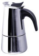 BC Classics BC-17760 4-Cup Stainless Steel Espresso Maker with Black Handle