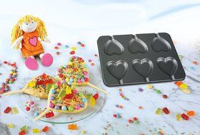 Dr. Oetker 2492 Lolly Baking Tray, Heart