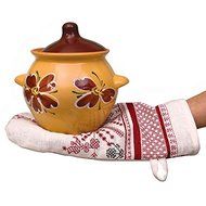 Set of 2 Floral Stoneware Ramekins N4