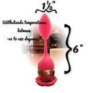 4-Pack Cozy Brew Loose Leaf Silicone Stainless Steel Tea Infuser with Drip Tray N4