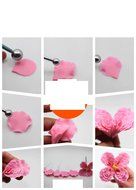 Anyana 7pcs set Water-drop &amp; Rose Petal Stainless Steel Cookie Cutter Cake Mould Tool Kitchen Tool Sugar Paste...