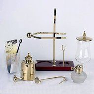 Luxury Royal Family Siphon/Syphon Balance Coffee Maker Gold Polished Brass N3