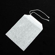HARULU 100 pcs Empty Teabags String Heat Seal Filter Paper Herb Loose Tea Bags N5