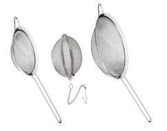 Durable Very Fine Mesh Food Tea Strainer Stainless Steel Sturdy Anti-rust Colander with Solid Handle for Pasta... N8