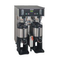 Bunn 34600.0000 Dual Brewise ThermoFresh DBC SST Coffee Brewer with Funnel Locks, Black/Stainless Steel