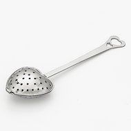 Practical Heart Shape Stainless Steel Tea Infuser Spoon Strainer Steeper Handle Shower Tea Strainer Tool N2