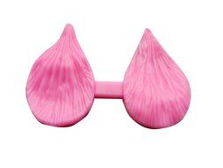 MDC Gumpaste Hibiscus Petal Cutter &amp; Veiner Set Fondant Cake Mould N2