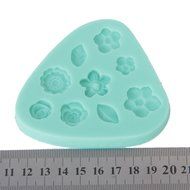 Flowers Set Shaped Mini Silicone Mold Sugar Craft Tools Chocolate Moulds Bakeware N3