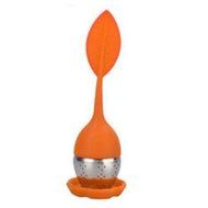 MAXGOODS Fine Silicone &amp; Stainless Leaf Tea Strainer Teaspoon Infuser N9