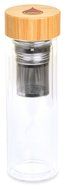 Define Bottle Bamboo Glass with Tea Infuser Edition