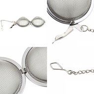 Ainest 1pcs Stainless Steel Infuser Strainer Mesh Locking Tea Ball Filter Spoon Filter N3