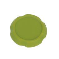 Stainless Steel ball balls Infuser Strainer Tea with Green Silicone Leaf Lid (1) N3
