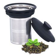 Loose Tea Infuser Filter Extra Fine Mesh Stainless Strainer Steeper Basket for Brewing Steeping Loose Leaf Tea... N5