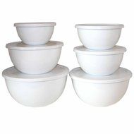 Reston Lloyd Calypso Basics 12-Piece Bowl Set, White