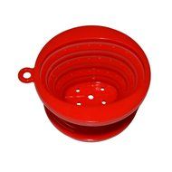 JSS Silicone Coffee Filter Dripper, Food Grade Collapsible Coffee Filter cone with Free Hook (Black) N26