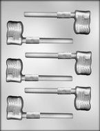 CK Products 1-5/8-Inch American Flag Sucker Chocolate Mold