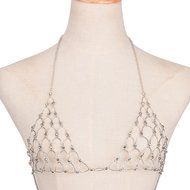Underwear, PHOTNO The New Fashion Rhinestone Bra Body Necklace Chain Bikini Chain N4