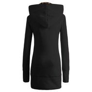 Coat,Morecome Women Plus Velvet Thickened Hooded Sweater Leopard Zipper Coat N17