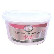 CK Products Rolled Fondant, 2-Pound, Pink