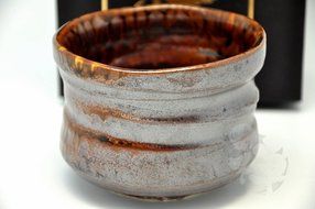 Japanese Mino Yaki ware Matcha Bowl Green Tea 11 / 11 / 8.5cm (4.3 / 4.3 / 3.3inch)[7317] N3