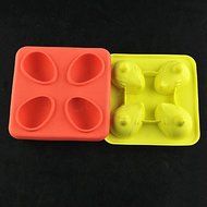 Y&amp;XL&amp;H Laying Eggs Silicone Ice Box Muffin Egg Ice Cube Tray Mold Jello Mould Party Drink(Random Color) N2