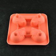 Y&amp;XL&amp;H Laying Eggs Silicone Ice Box Muffin Egg Ice Cube Tray Mold Jello Mould Party Drink(Random Color) N3