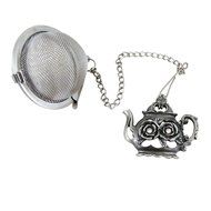 Stainless Steel Tea Ball With Teapot Charm N3
