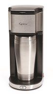 Capresso On-the-Go Personal Coffee Maker, Silver/Black