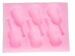 Funshowcase 6 Cavities Cello or Violin Music Theme Chocolate Candy Silicone Mold for Fondant Cake Decoration,... N4