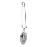 MoeWoods(TM) Stainless Steel Spoon Tea Ball Herb Mesh Infuser Filter Squeeze Strainer Z@ N5