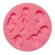 SHINA 1Pc Mermaid DIY 3D Silicone Cake Mold N4