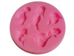SHINA 1Pc Mermaid DIY 3D Silicone Cake Mold N5