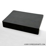 Espresso Parts Barista Basics Tamping Mat with Corner Edge, Black