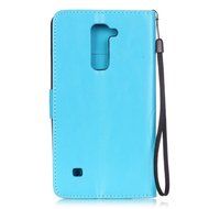 LG Stylus 2 Case,LG G Stylo 2 Case,PHEZEN Bling Rhinestone Diamond Embossed Flower Butterfly PU Leather Wallet... N22
