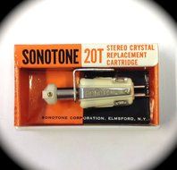 Sonotone 20T2-S 2 Volt Stereo Crystal Cartridge for 33-1/3, 45, and 78 records