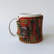 Handmade Fall Coffee Mug Cozy