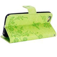 iPhone 7 Case,iPhone 7 Wallet Case,Phezen Serect Garden Series Butterfly Flower Bling Diamod Inlaid PU Leather... N51