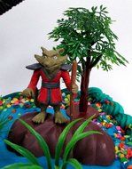 Teenage Mutant Ninja Turtles 17 Piece Birthday Cake Topper Set Featuring Sensei Splinter, Donatello, Leonardo,... N3