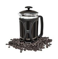 Groovy Peppers, French Coffee Press, Heat-proof Glass &amp; plastic, 27ounce (6 cups) Black N6