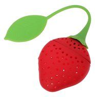 Home Classics Premium Strawberry Tea Infuser, Red