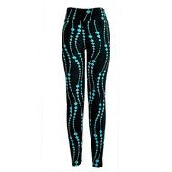 PHOTNO High Waist Fitness Yoga Sport Pants Printed Stretch Nine Points Leggings N6